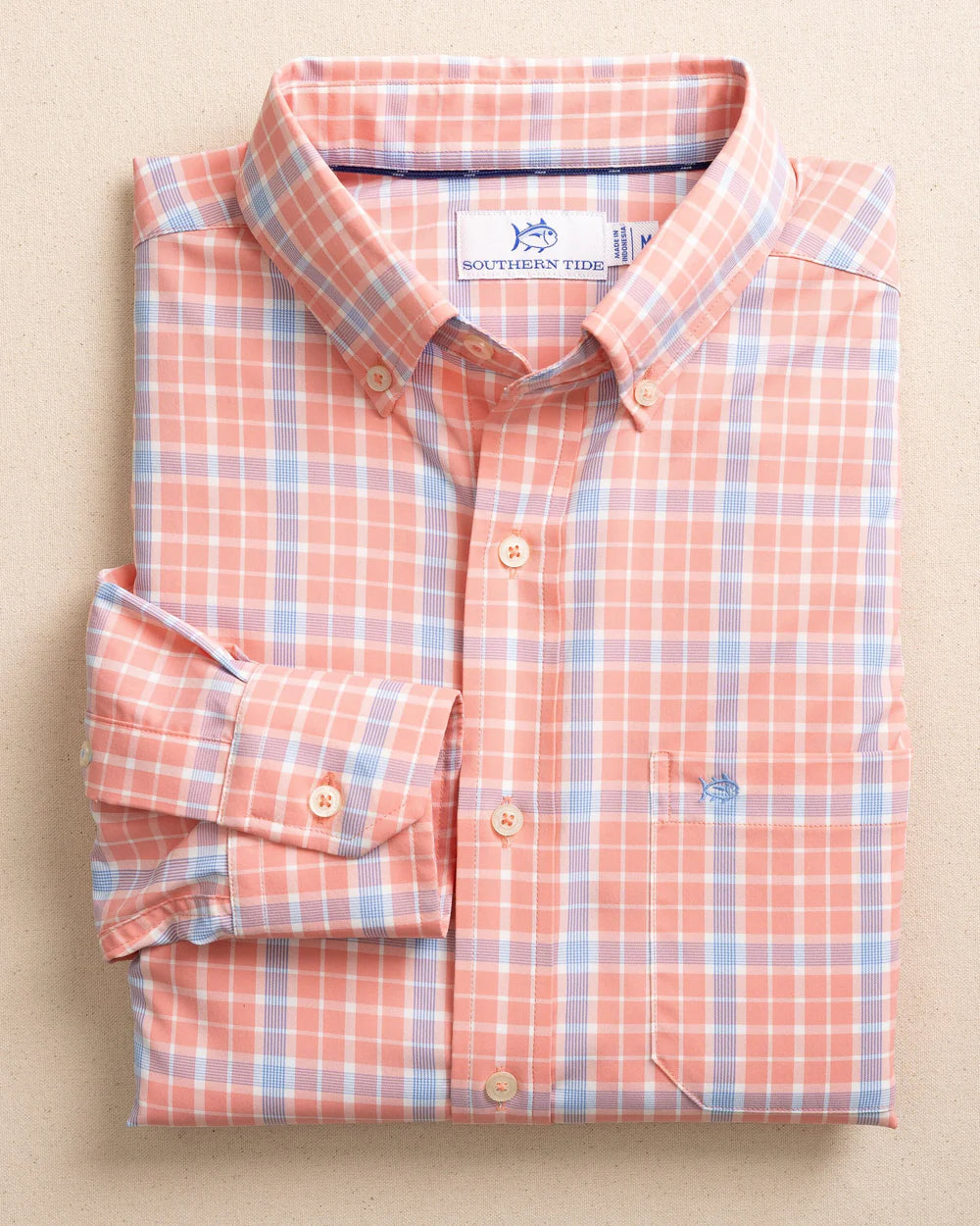 Southern Tide Beckenham Long Sleeve Sport Shirt