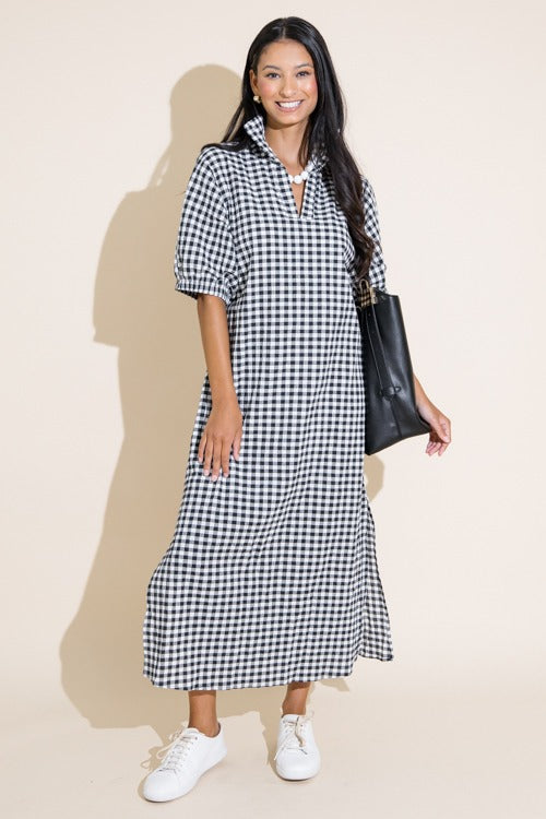 Blakely Maxi Dress - Gingham