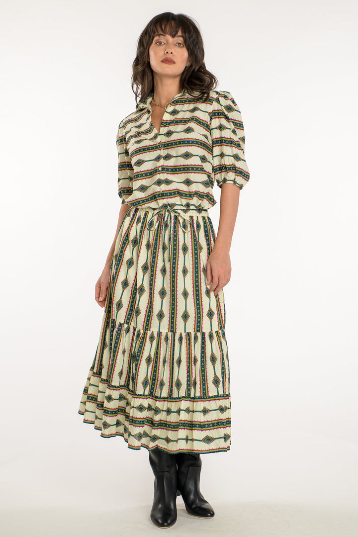 Elizabeth James Margot Top - Apache Stripe