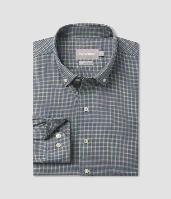 Southern Shirt Hudson Check Long Sleeve Button Down Shirt