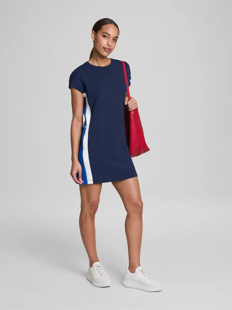 air essentials mini dress The new AirEssentials Cinched T-Shirt Dress from @spanx is , Use code: MOMMYINHEELSXSPANX at checkout! , I linked my dress along with my other Spanx favorites via the link in my profile!