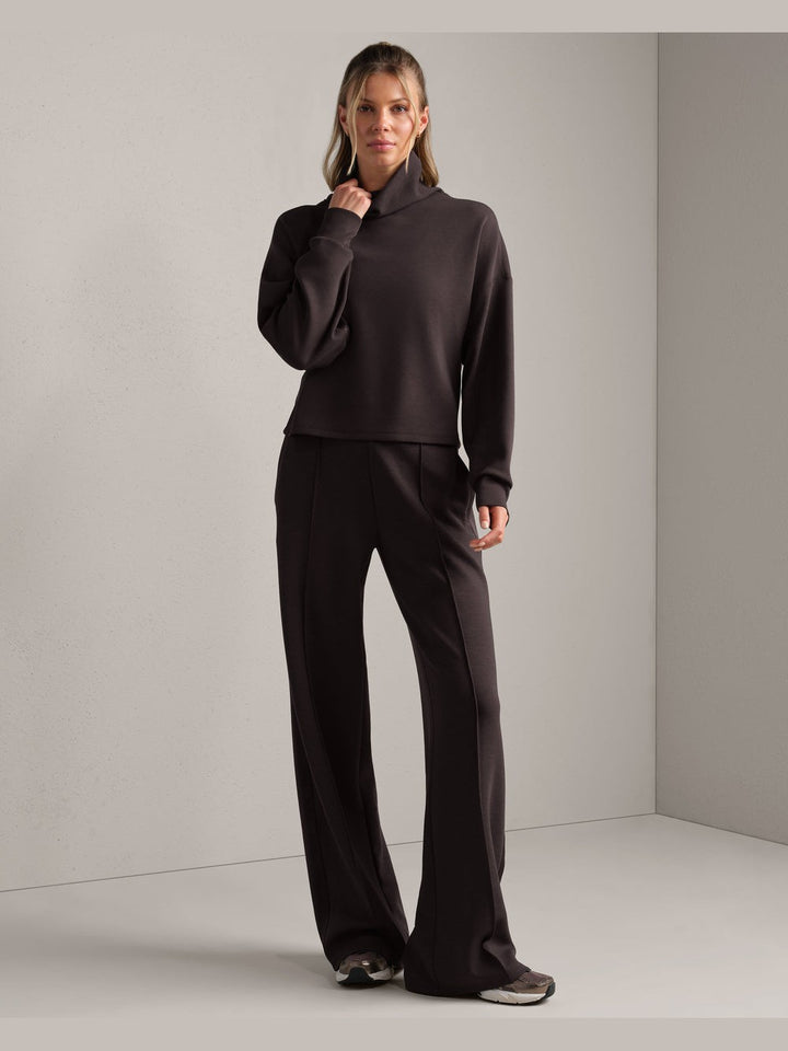 Rhone DreamGlow Mock Neck- Dark Espresso