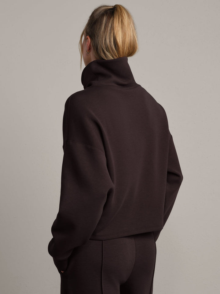 Rhone DreamGlow Mock Neck- Dark Espresso