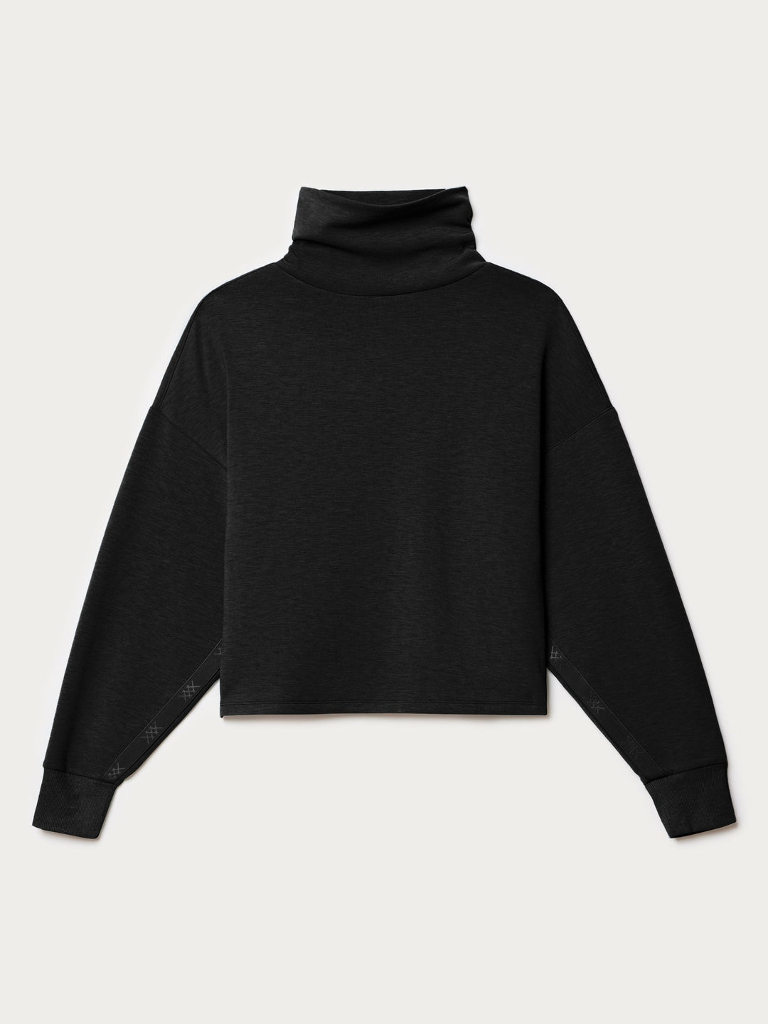 Rhone DreamGlow Mock Neck- Pure Black
