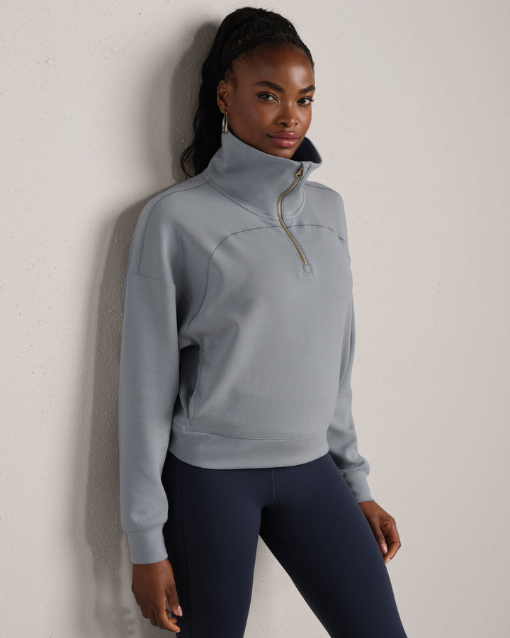 Rhone DreamGlow 1/2 Zip- Steel Gray