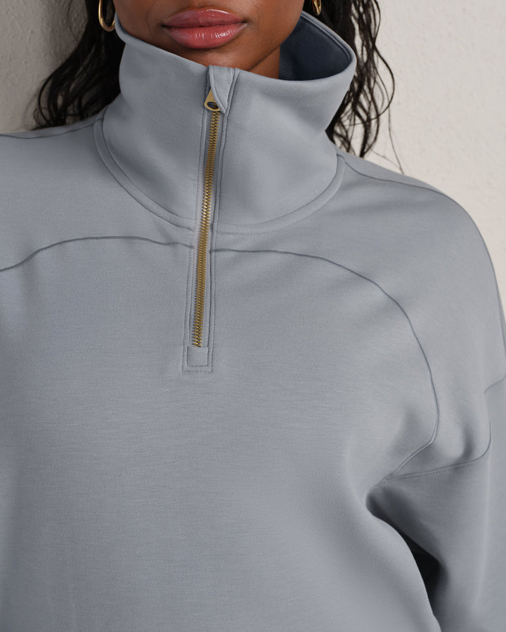 Rhone DreamGlow 1/2 Zip- Steel Gray