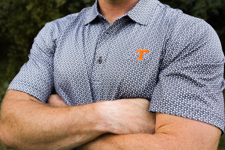 Volunteer Traditions Power T All Star Polo - Charcoal