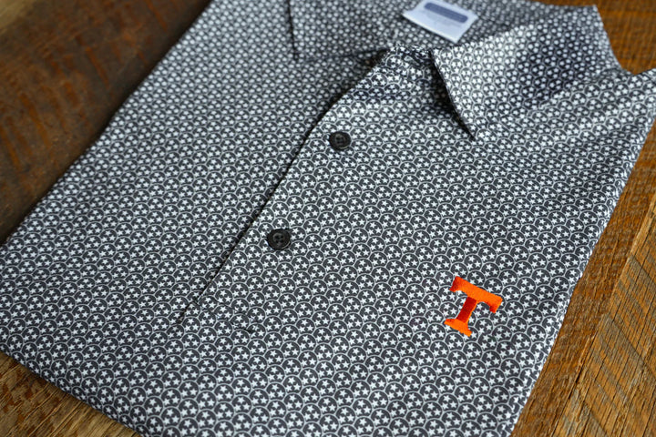 Volunteer Traditions Power T All Star Polo - Charcoal