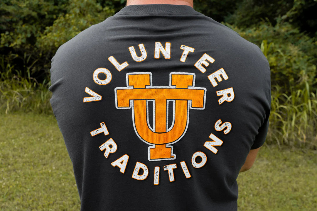 Volunteer Traditions UT Pocket Tee - Charcoal