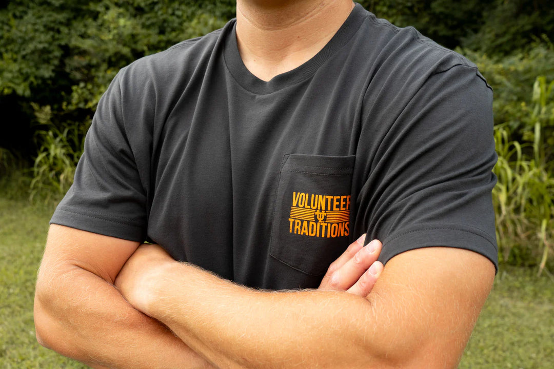 Volunteer Traditions UT Pocket Tee - Charcoal