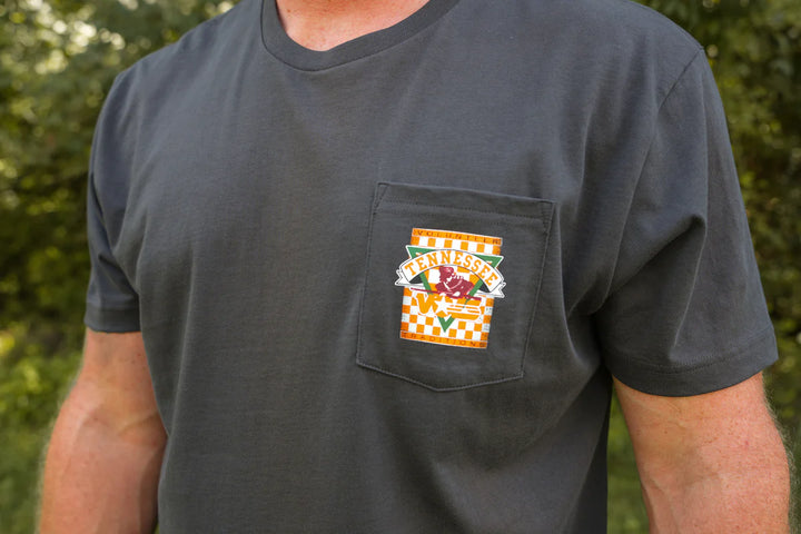 Volunteer Traditions Rifleman Pocket Tee - Charcoal