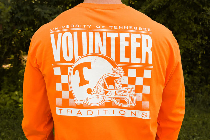 Volunteer Traditions Helmet Long Sleeve Tee