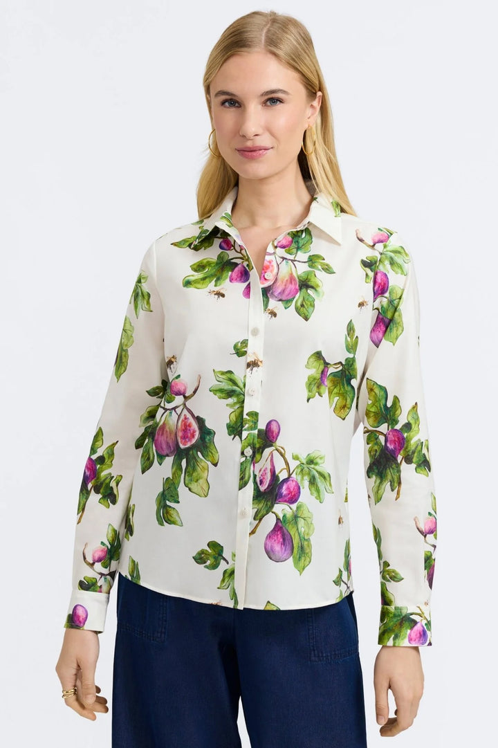 Foxcroft Hampton Sweet Figs Shirt