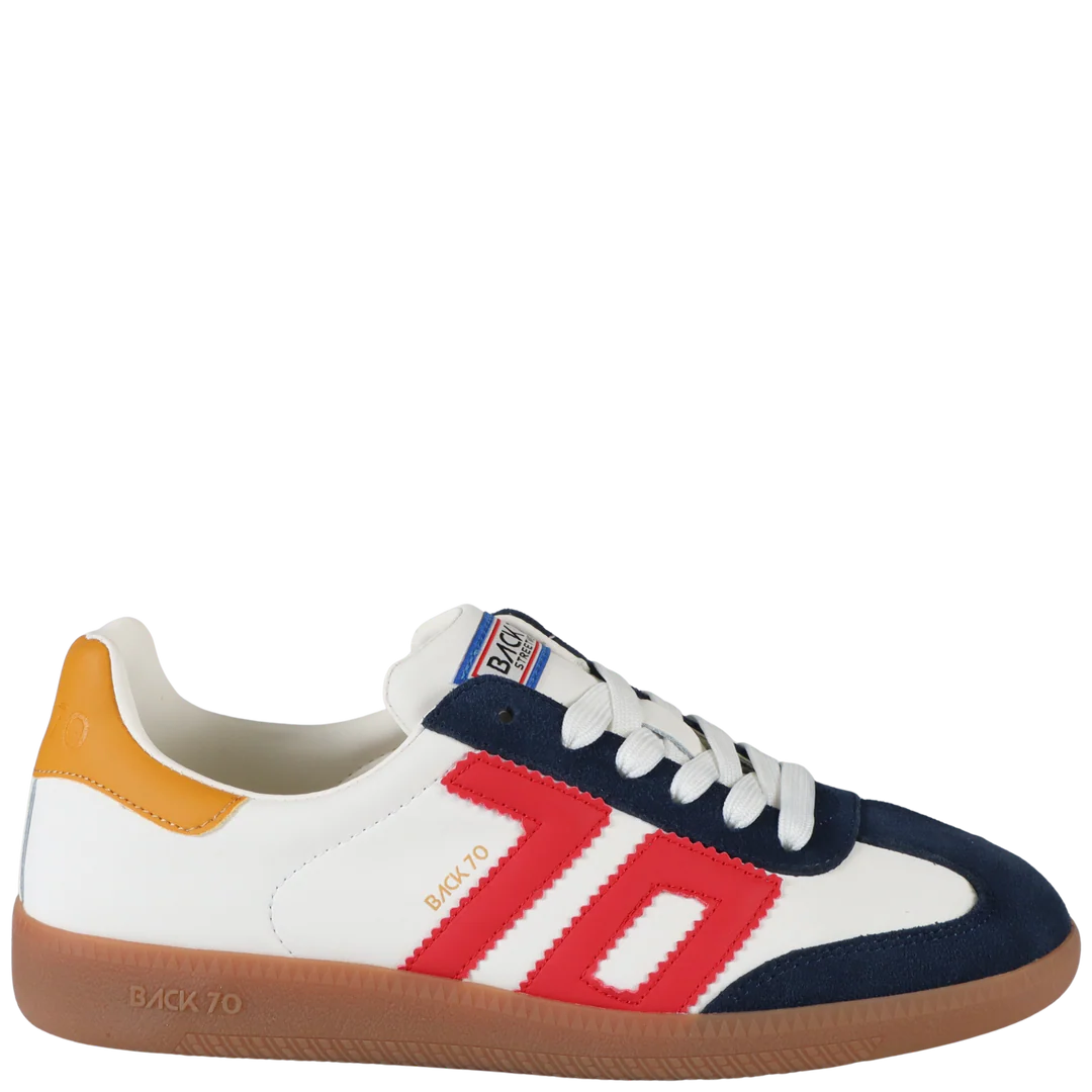 Back 70 Cloud Sneaker - White Blue Red