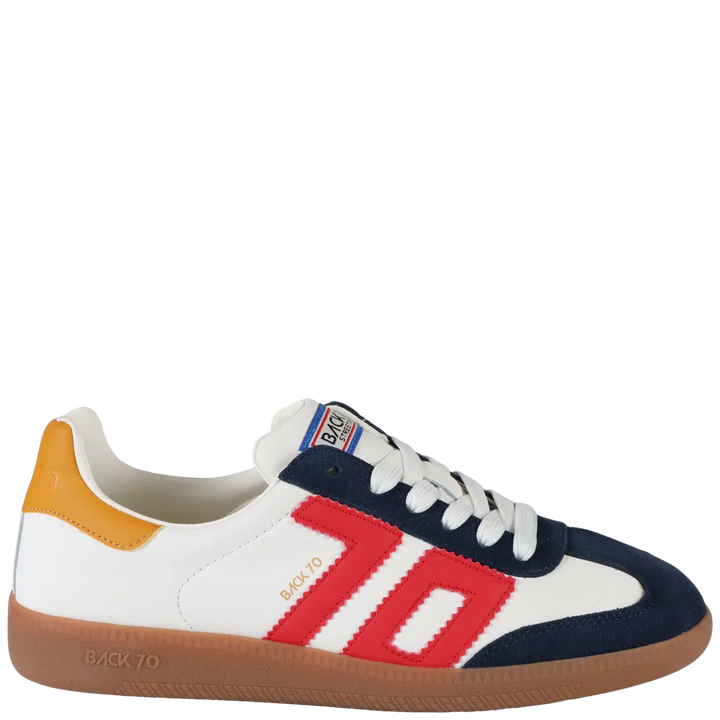 Back 70 Cloud Sneaker - White Blue Red