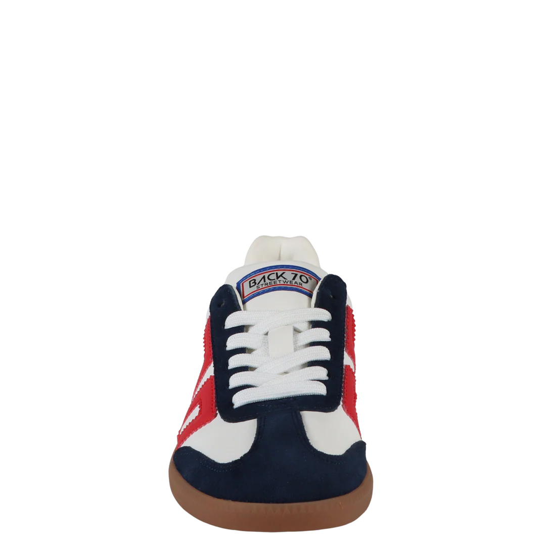 Back 70 Cloud Sneaker - White Blue Red