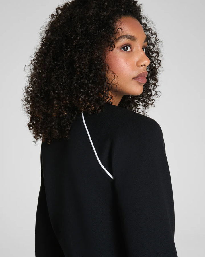 Spanx Air Pique Long Sleeve Crewneck Top