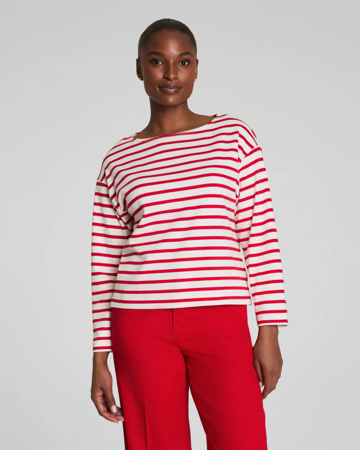 Spanx Cotton Boatneck Top