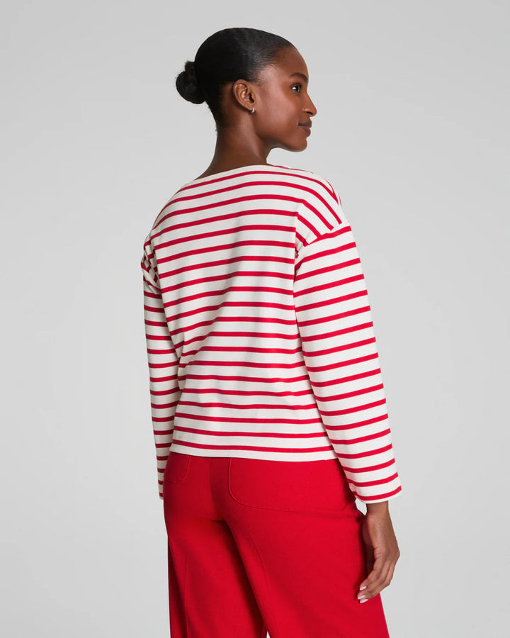 Spanx Cotton Boatneck Top