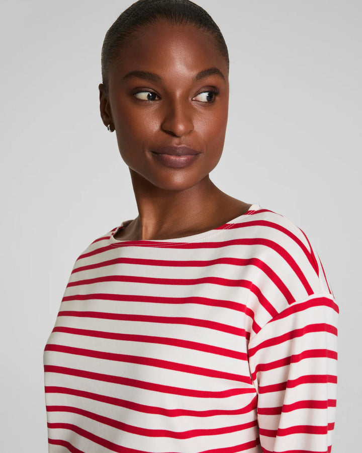 Spanx Cotton Boatneck Top
