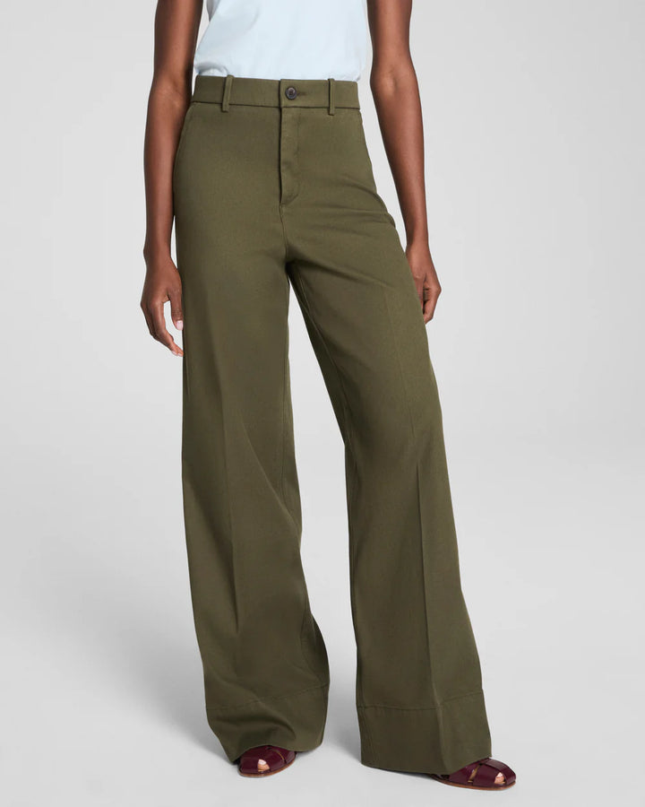 Spanx Stretch Twill Wide Leg Pant