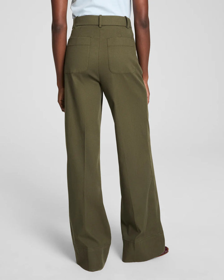Spanx Stretch Twill Wide Leg Pant