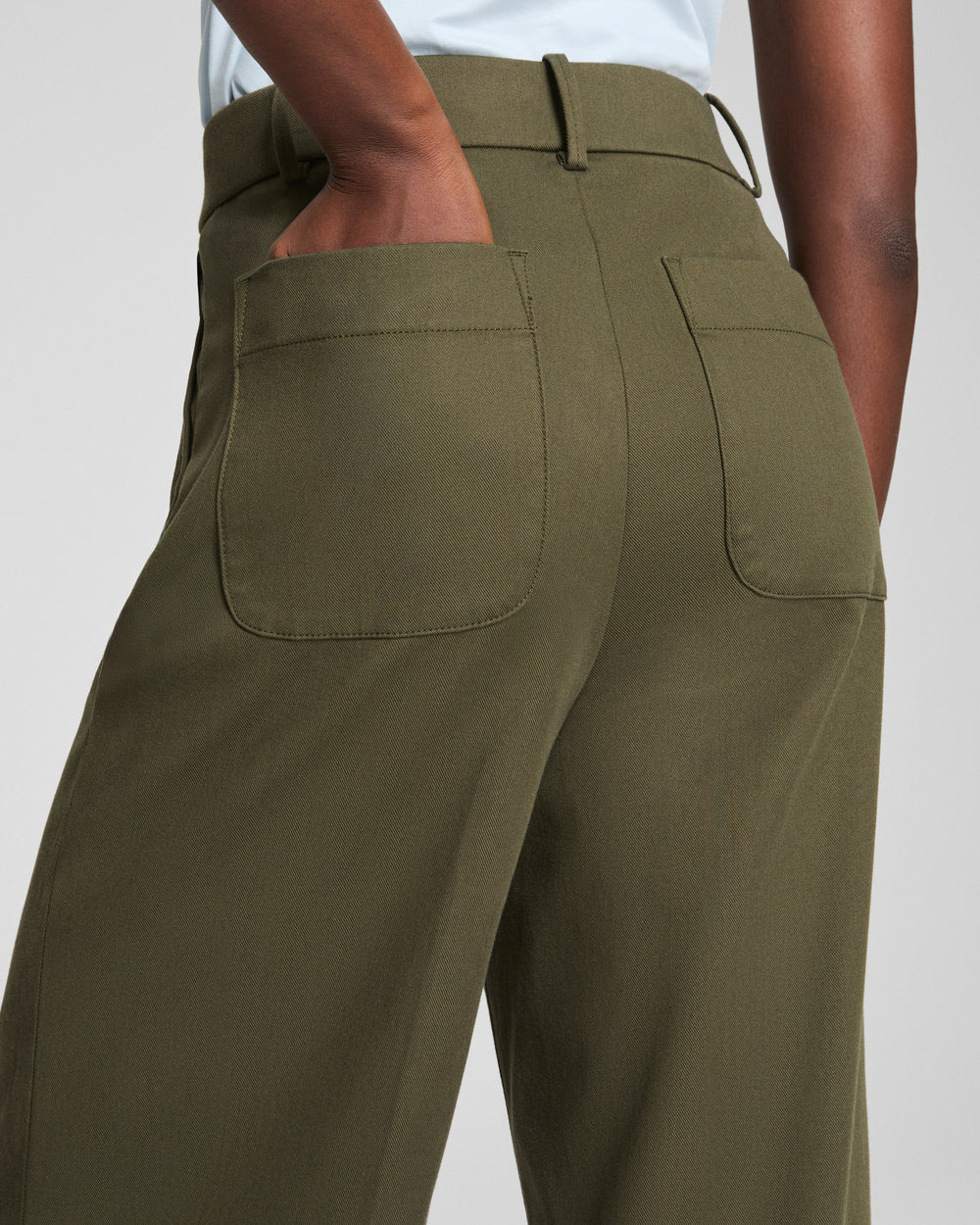 Spanx Stretch Twill Wide Leg Pant