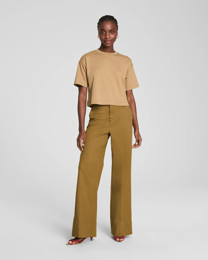 Spanx Stretch Twill Wide Leg Pant