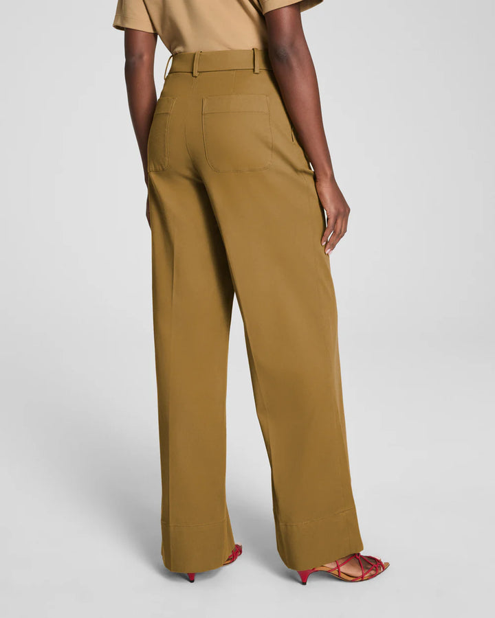 Spanx Stretch Twill Wide Leg Pant