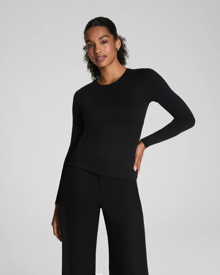 Spanx Smoothing Jersey LS Top