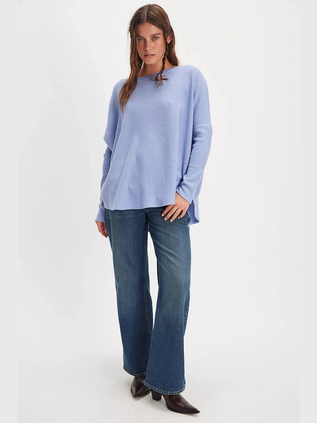 Free People Latte Blues Thermal
