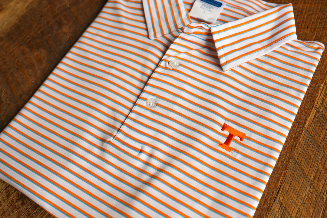 Volunteer Traditions Power T Premier Stripe Polo