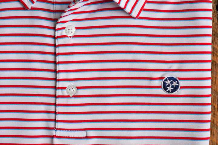 Volunteer Traditions Tristar Premier Stripe Polo