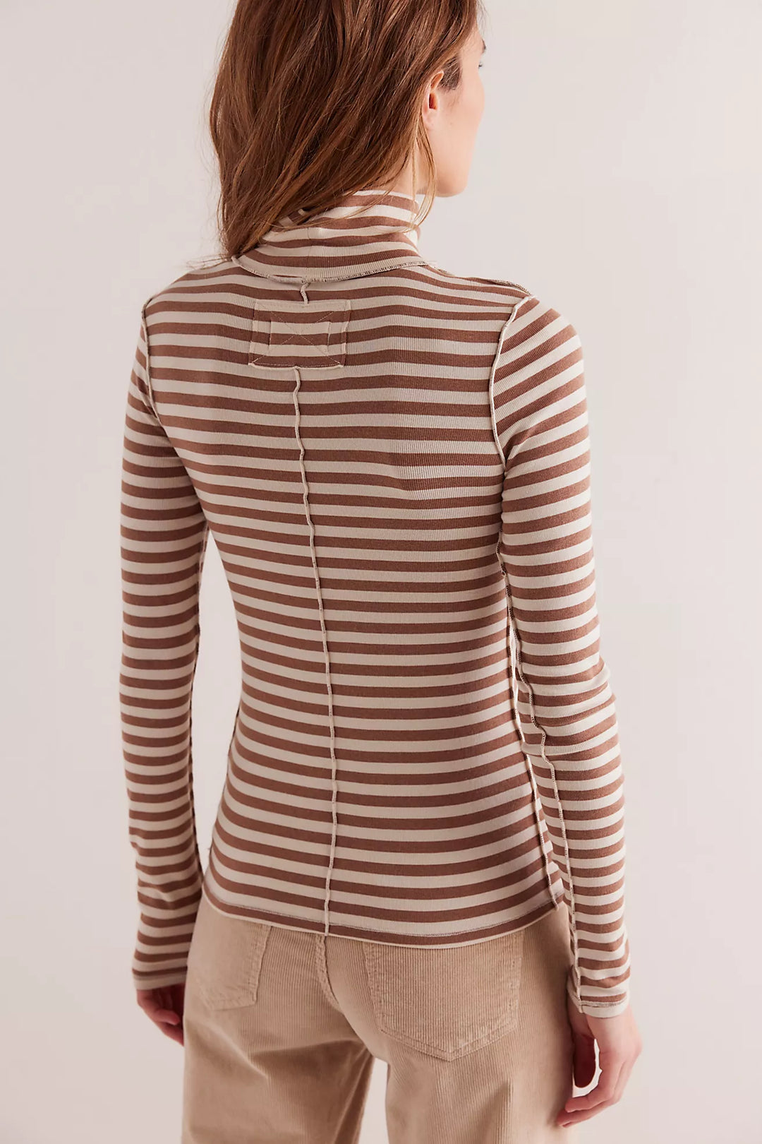Free People Good Good Stripe Turtleneck