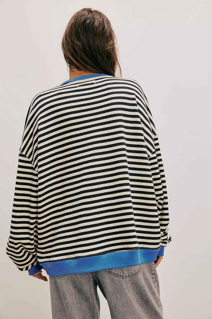 Free People Classic Striped Crew