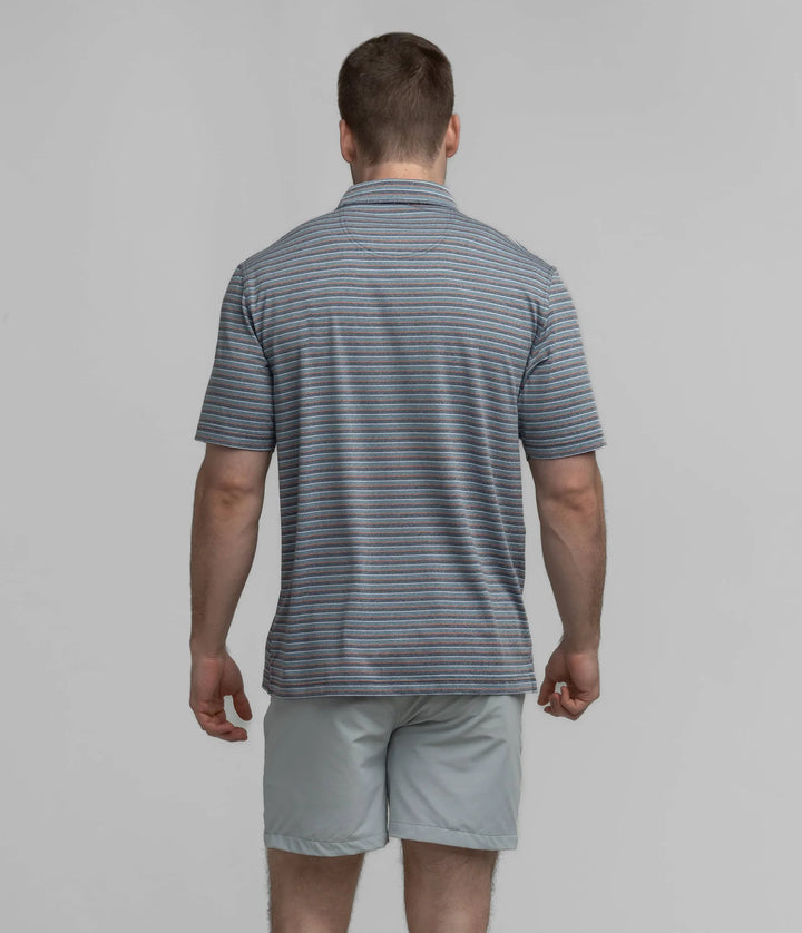 Southern Shirt Cahaba Heather Stripe Polo