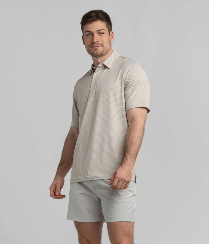 Southern Shirt Heather Madison Stripe Polo