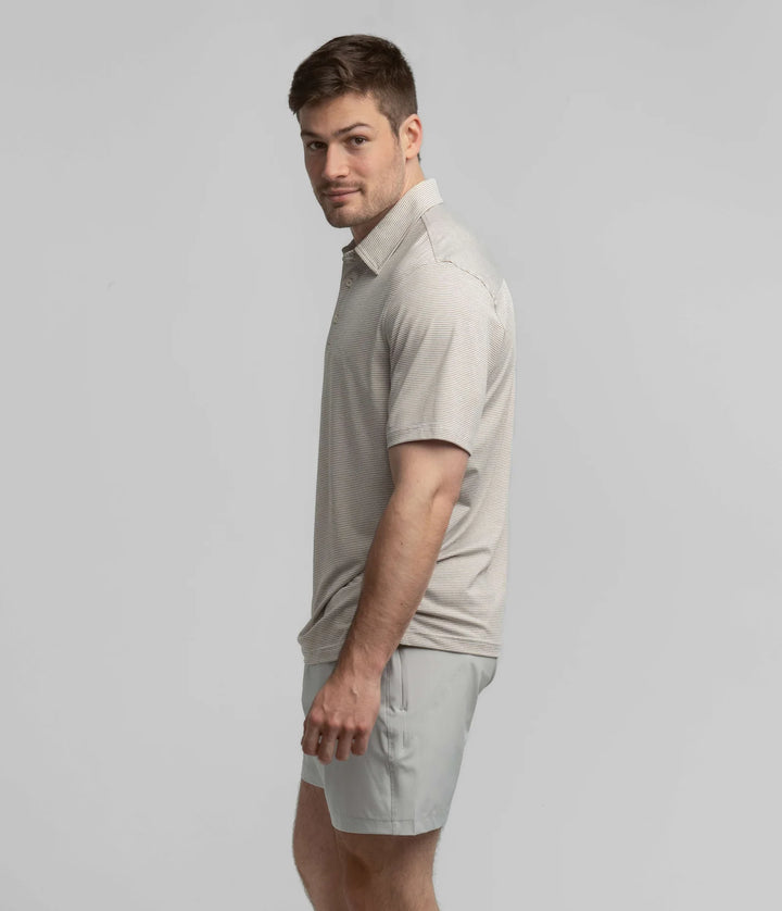 Southern Shirt Heather Madison Stripe Polo