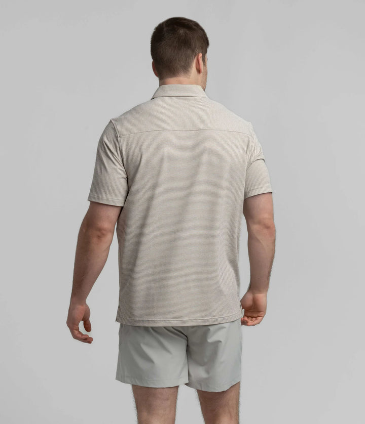 Southern Shirt Heather Madison Stripe Polo