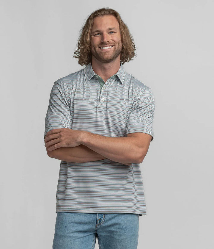 Southern Shirt Sawgrass Stripe Polo