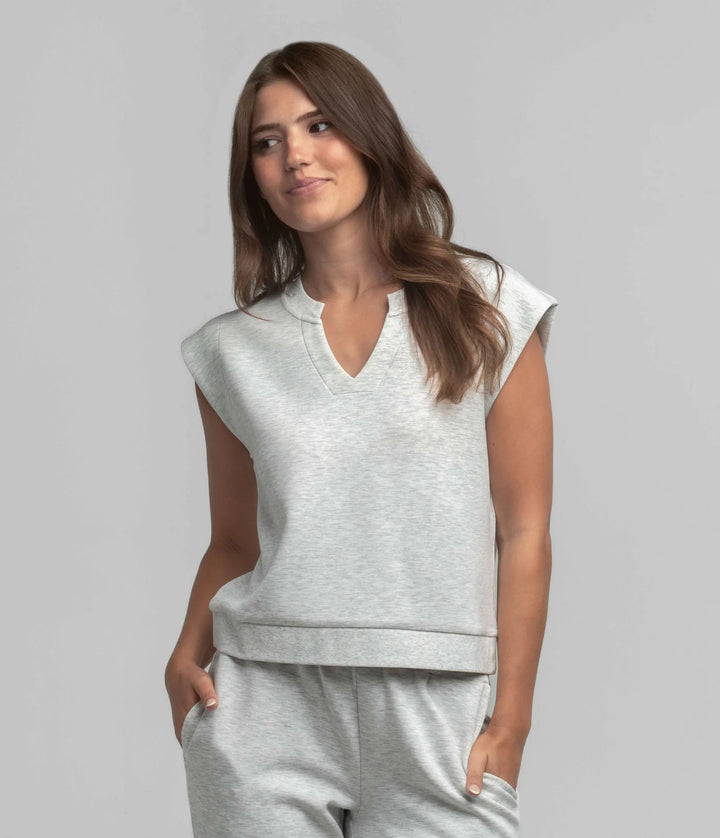 Southern Shirt AstroKnit V Neck Top