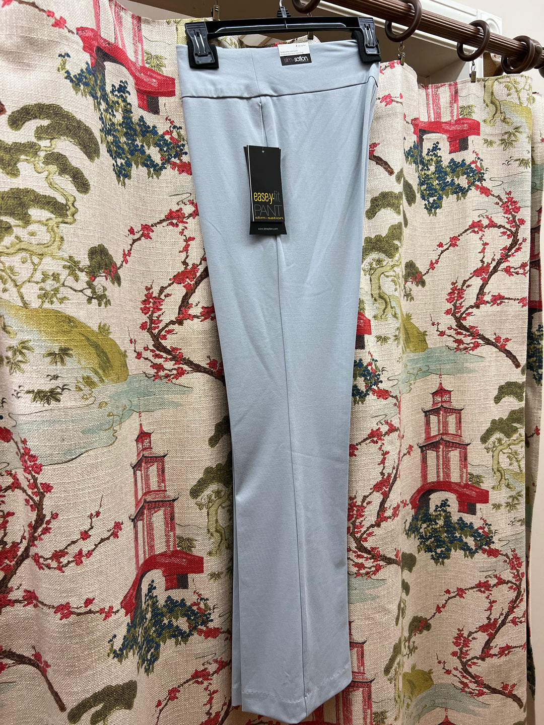 Slimsation Easy Fit Flare Leg Pant M14713- Sky Grey