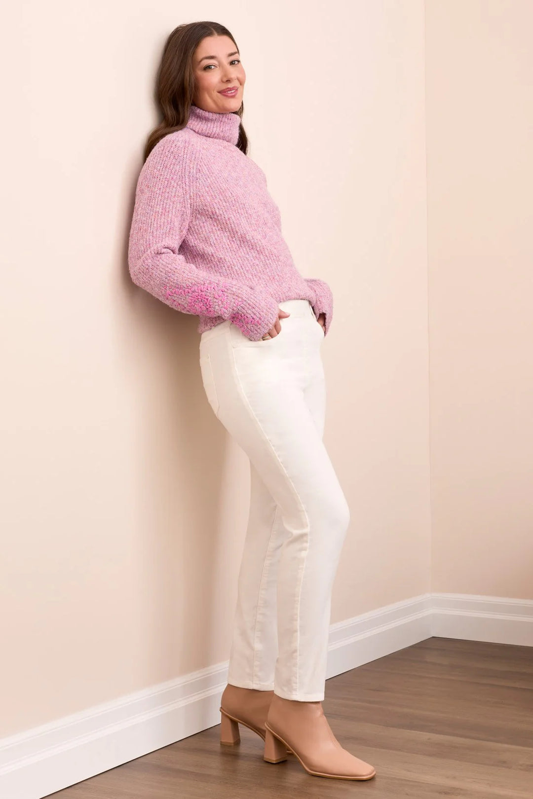 Tribal Micro Cord Audrey Slim Ankle Pants