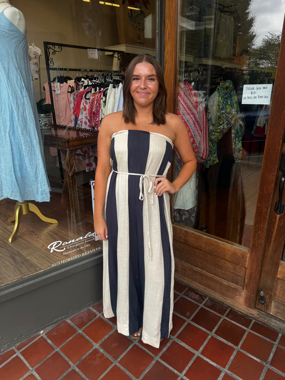 Bold in Stripes Classic Jumpsuit
