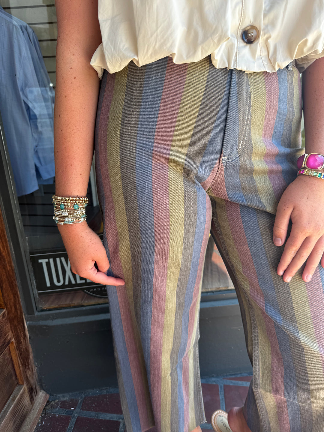 Multi-Color Panel Pants