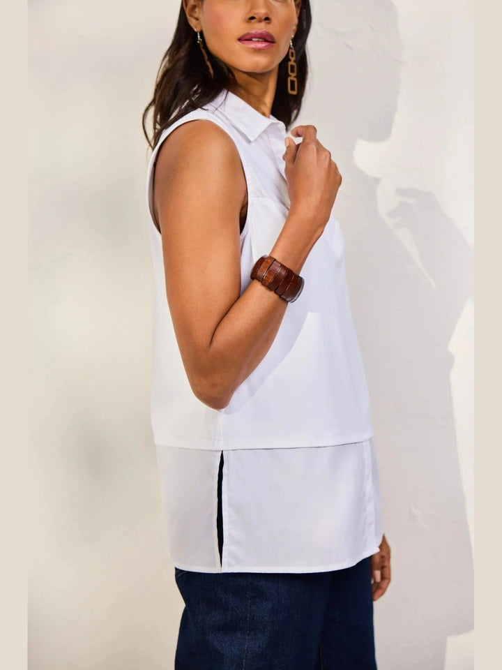 Sasha Layering Tank- White