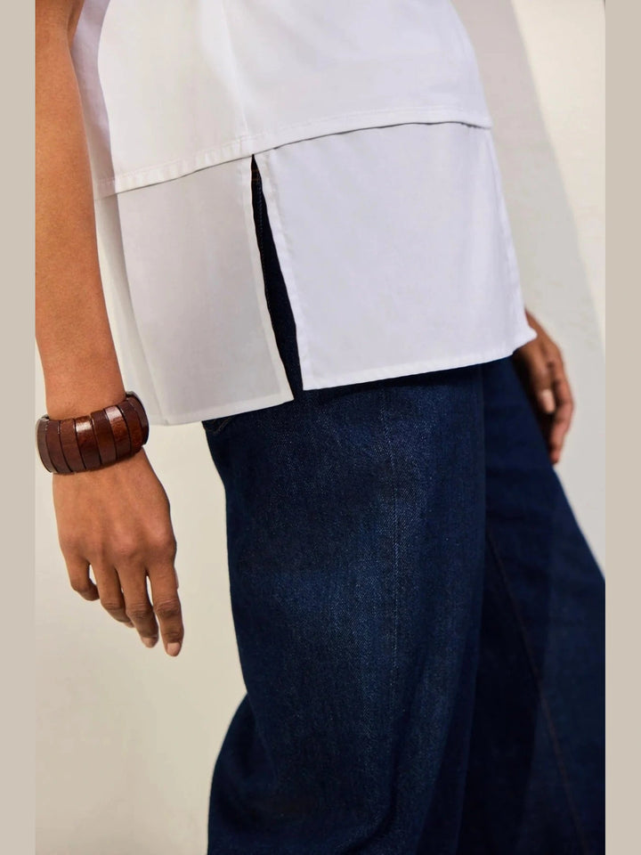 Sasha Layering Tank- White