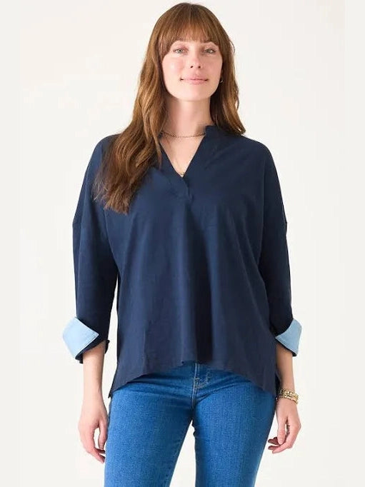 Amelia Cuff Tee- 3 Colors