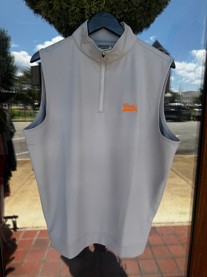 VOLS Script Venture Performance Quarter-Zip Vest - Alloy