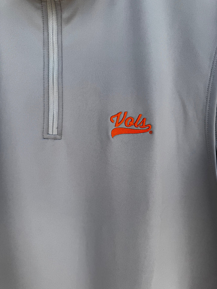 VOLS Script Venture Performance Quarter-Zip Vest - Alloy